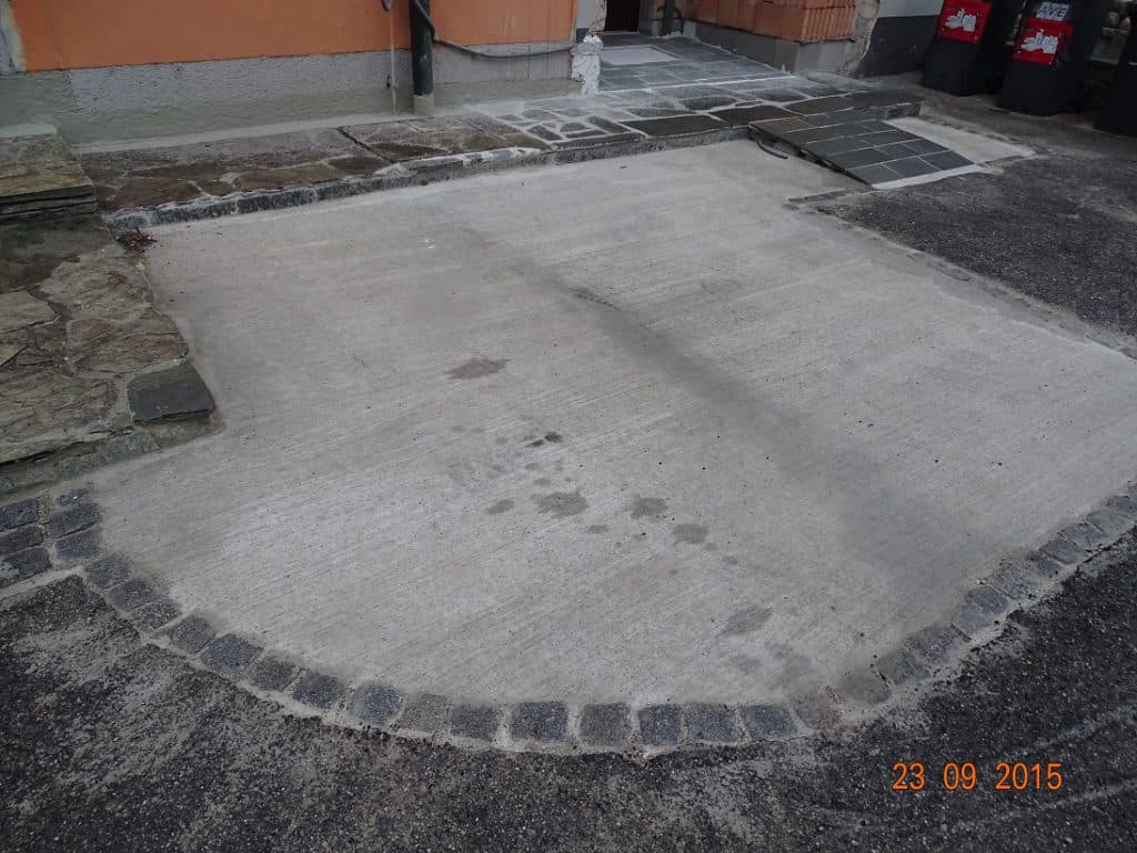 Kleinflächige Betonierarbeiten
