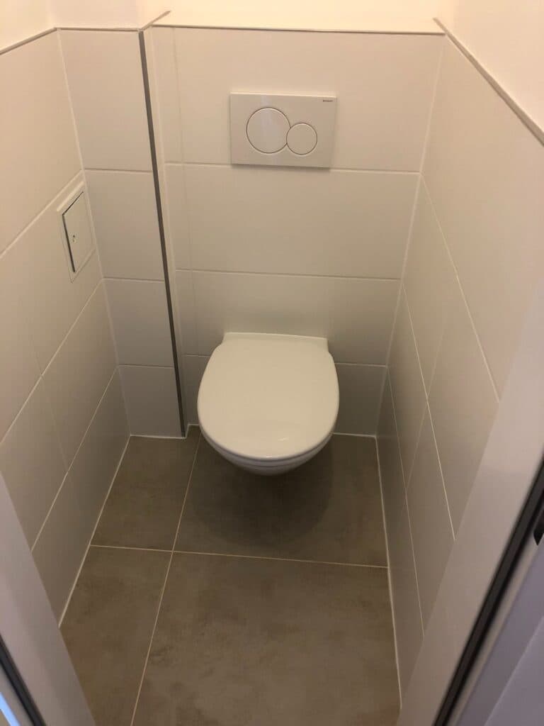 WC neu — komplett renoviert